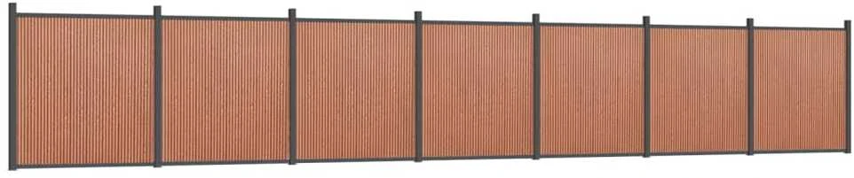 Tvoros segmentas, rudos spalvos, 1218x186cm, WPC