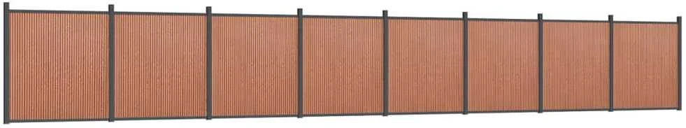 Tvoros segmentas, rudos spalvos, 1391x186cm, WPC