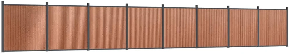 Tvoros segmentas, rudos spalvos, 1391x186cm, WPC