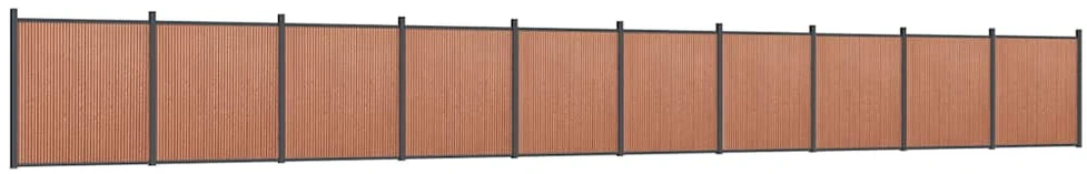 Tvoros segmentas, rudos spalvos, 1737x186cm, WPC