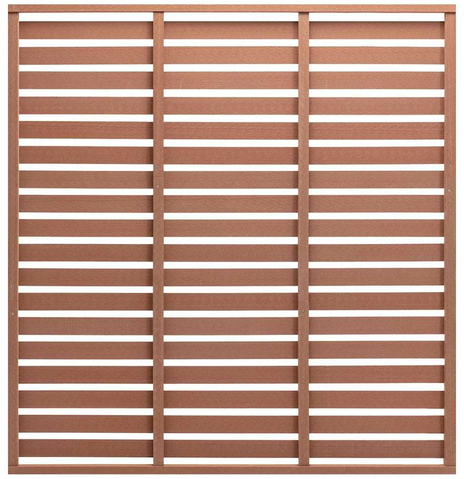 Tvoros segmentas, rudos spalvos, 180x180cm, WPC