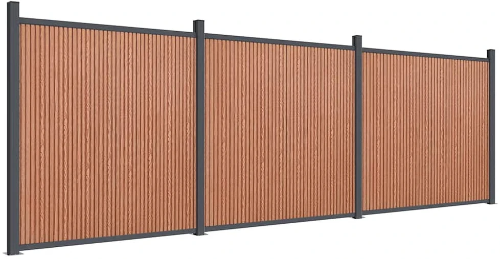 Tvoros segmentas, rudos spalvos, 526x186cm, WPC