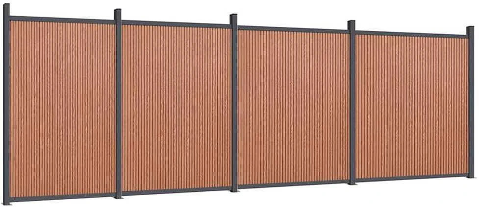 Tvoros segmentas, rudos spalvos, 699x186cm, WPC