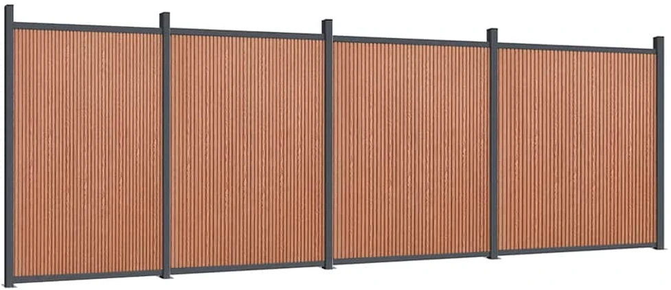 Tvoros segmentas, rudos spalvos, 699x186cm, WPC