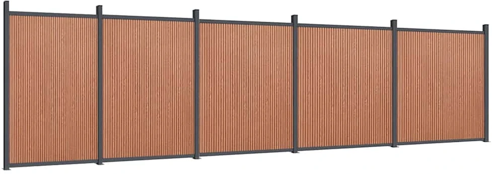 Tvoros segmentas, rudos spalvos, 872x186cm, WPC