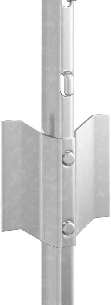 Įmontuotas tvoros stulpas 44 vnt. Sidabrinė 80 cm