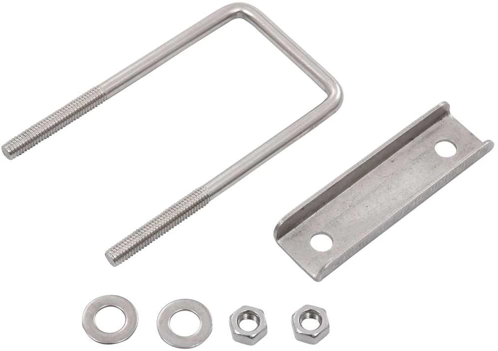 U formos tvoros stulpų jungtys, 60x40mm, 25 rinkiniai