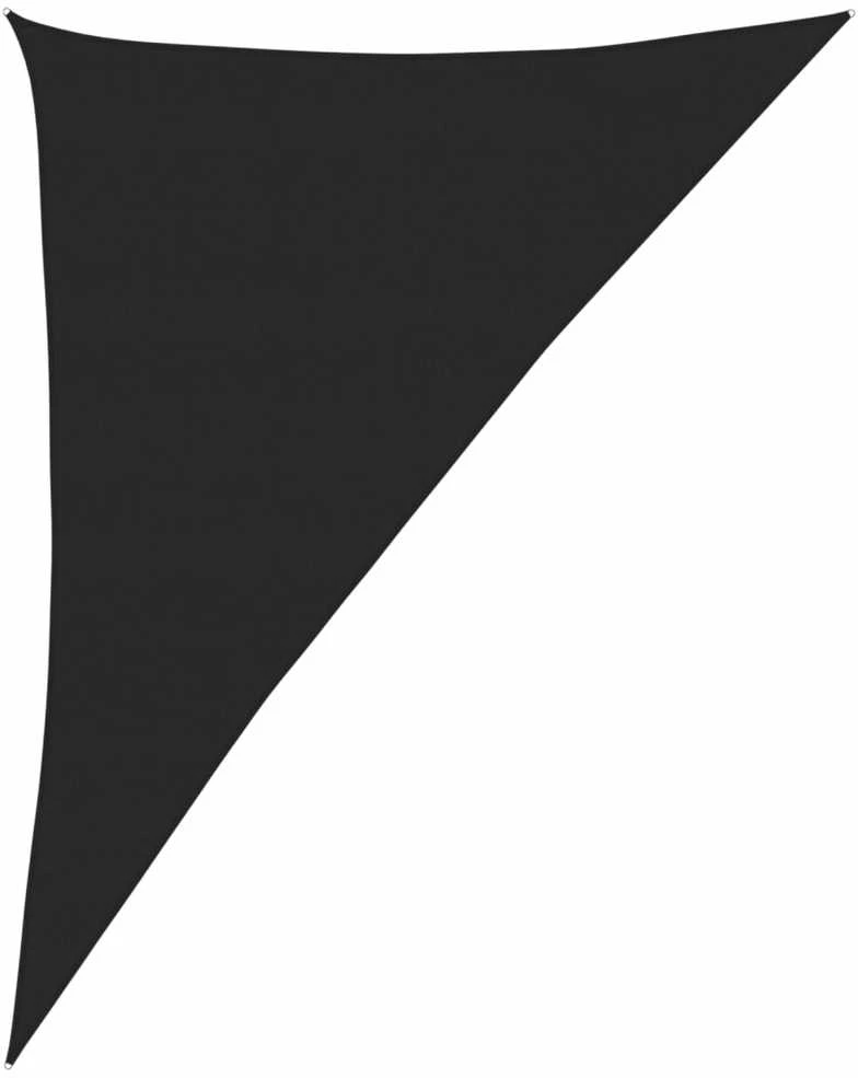 Uždanga nuo saulės, juodos spalvos, 4x5x6,8m, HDPE, 160g/m²