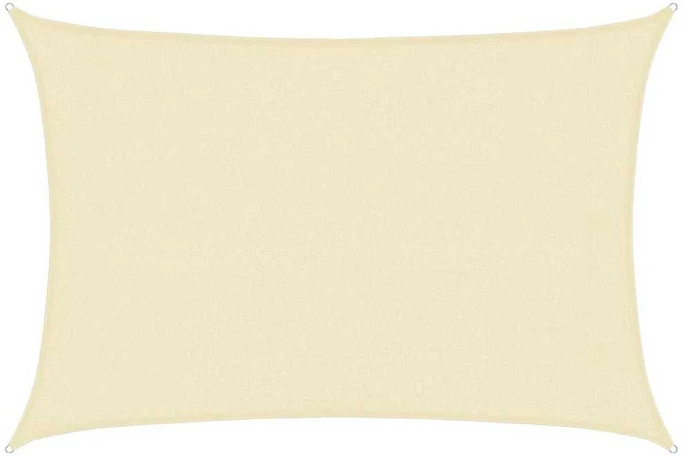 Uždanga nuo saulės, kreminės spalvos, 3x5m, HDPE, 160g/m²