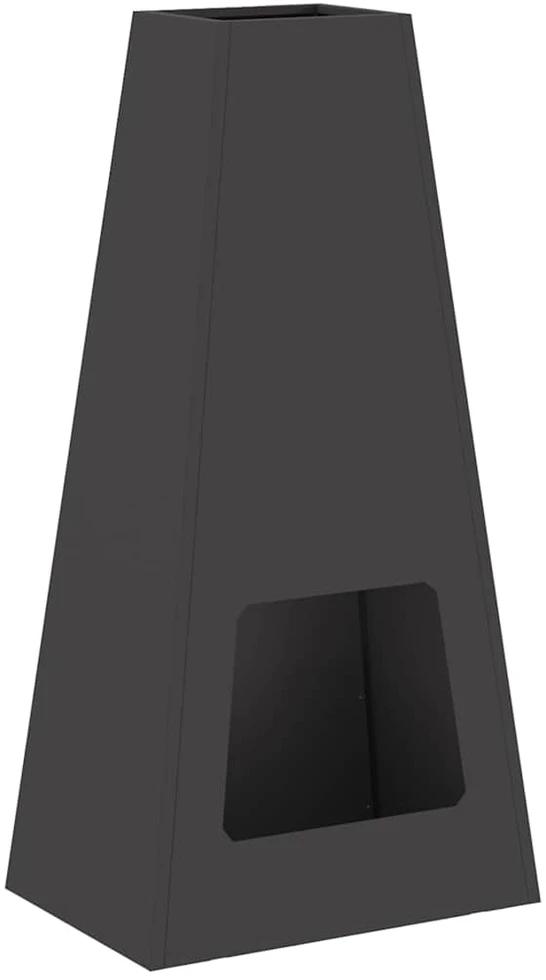 Ugnies dubuo Juoda Atmosferos poveikiui atsparus plienas