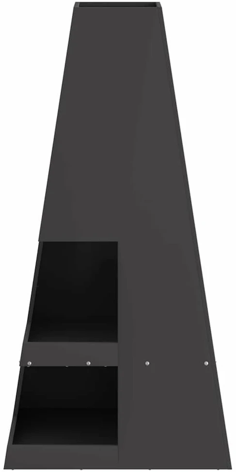 Ugnies dubuo Juoda Atmosferos poveikiui atsparus plienas