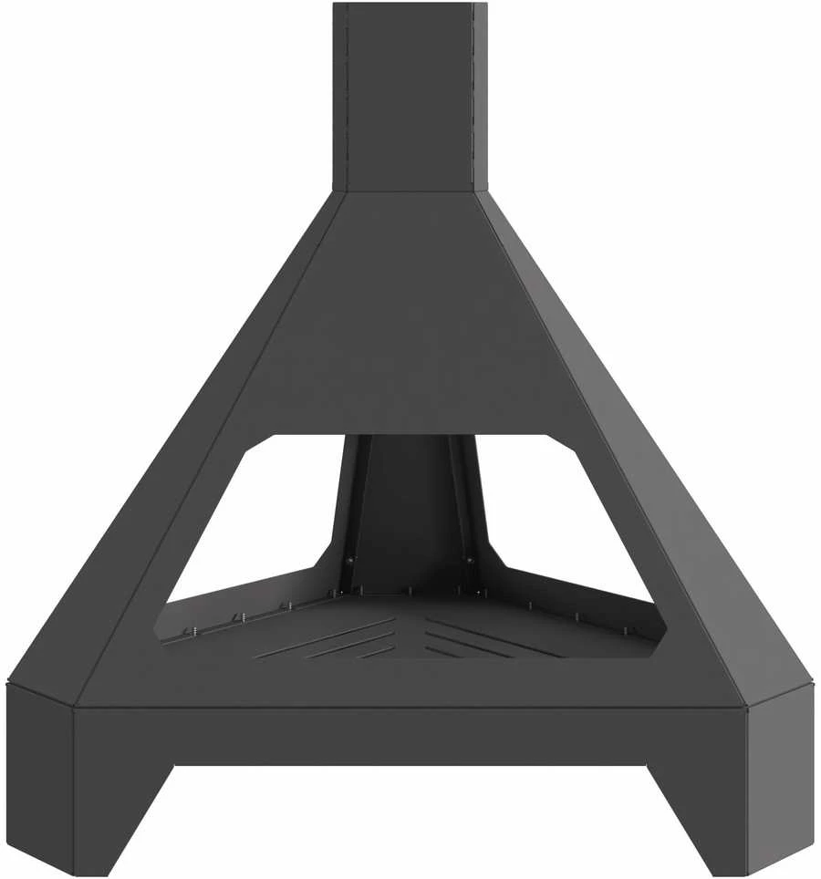 Ugnies dubuo Juoda Atmosferos poveikiui atsparus plienas