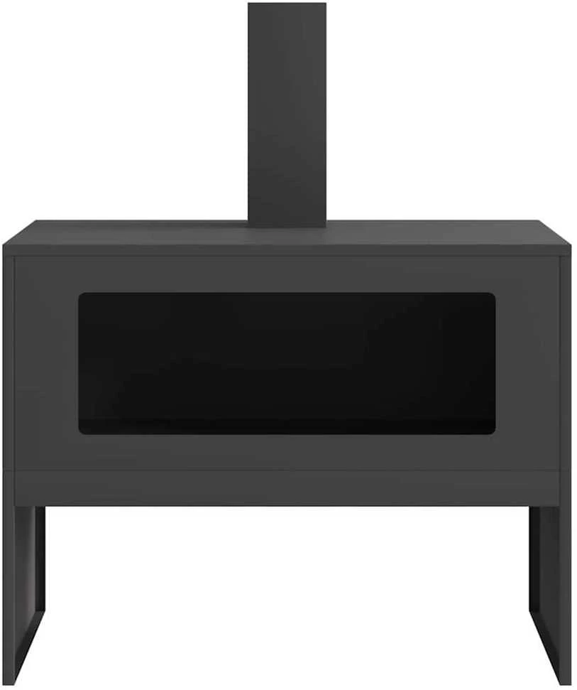 Laužavietė Juoda 80 x 50 x 96 cm Šaltai valcuotas plienas