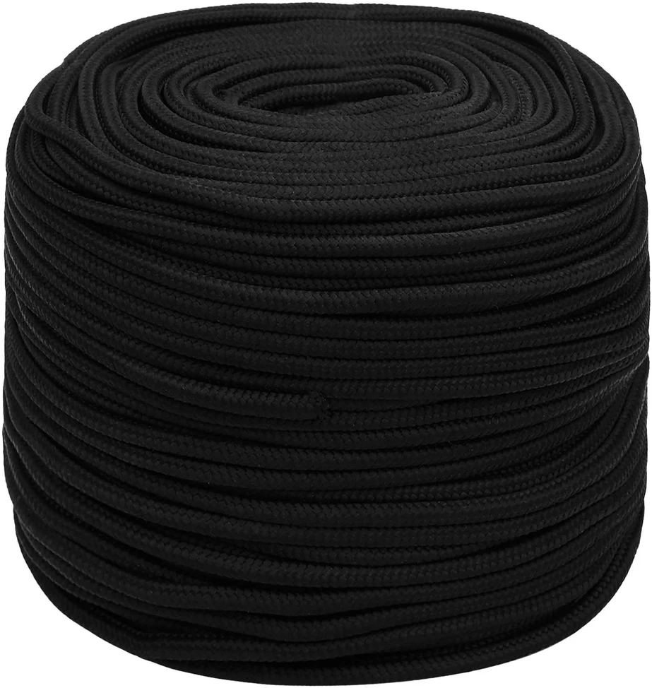 Universali virvė 10 mm 250 m Juoda Poliesteris