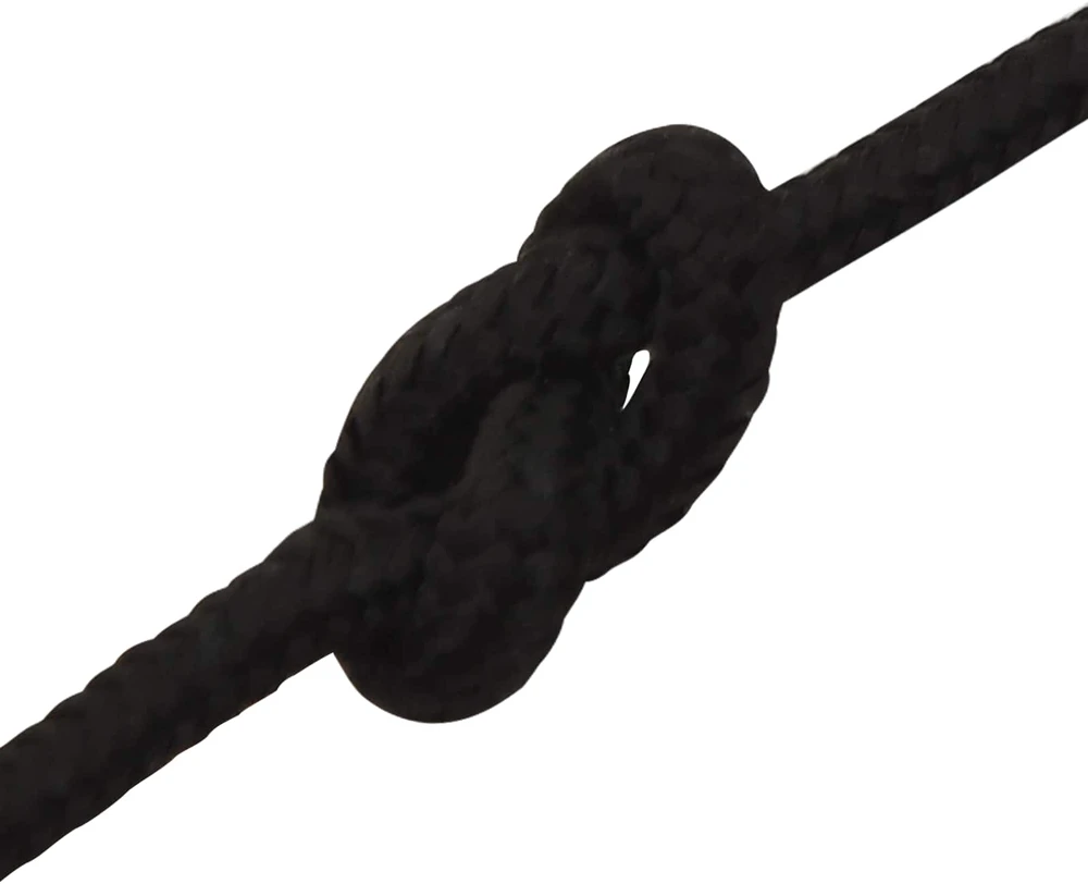 Universali virvė 4 mm 25 m Juoda Poliesteris