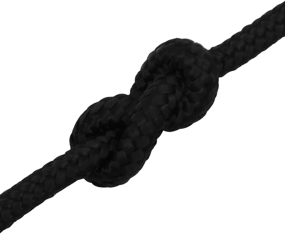 Universali virvė 8 mm 50 m Juoda Poliesteris