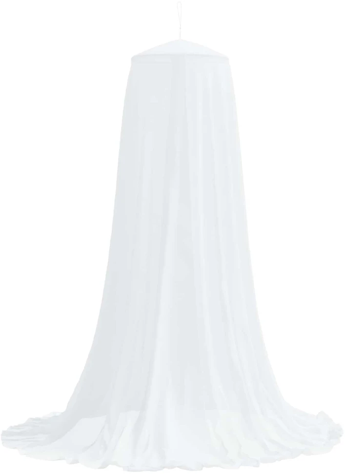 Uodų tinklas lovai 3 vnt. 156 mesh Balta ⌀56 x 220 cm