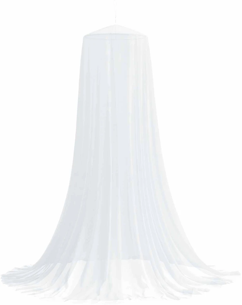 Uodų tinklas lovai 3 vnt. 156 mesh Balta ⌀56 x 220 cm
