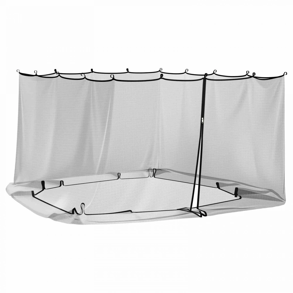 Uodų tinklelį pavėsinei 220 mesh Juoda 4 x 3 x 2 cm Poliesteris