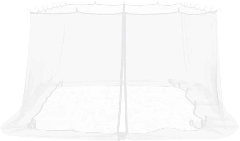 Uodų tinklelį pavėsinei 220 mesh Balta 6 x 3 x 2 m Poliesteris