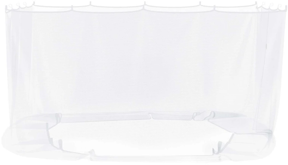 Uodų tinklelį pavėsinei 220 mesh Balta 3,6 x 3,6 x 2 cm