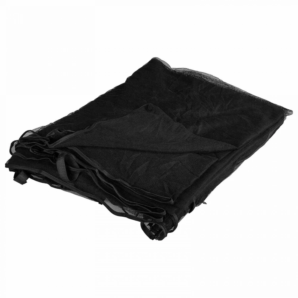 Uodų tinklelį pavėsinei 220 mesh Juoda 4 x 3 x 2 cm Poliesteris