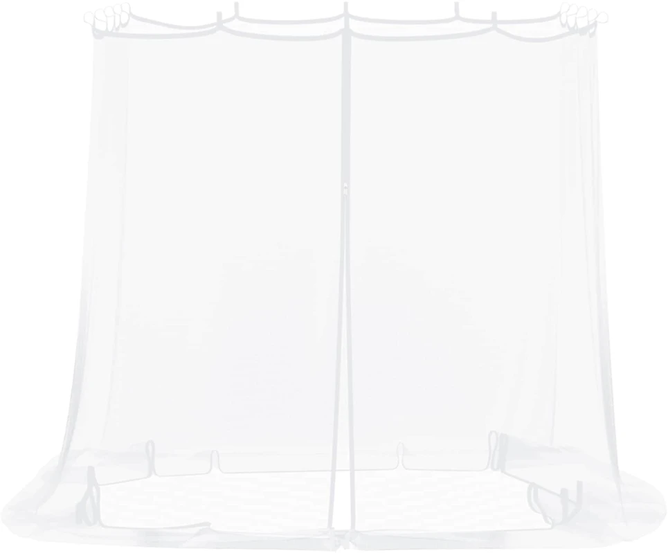 Uodų tinklelį pavėsinei 220 mesh Balta 2 x 2 x 2 m Poliesteris