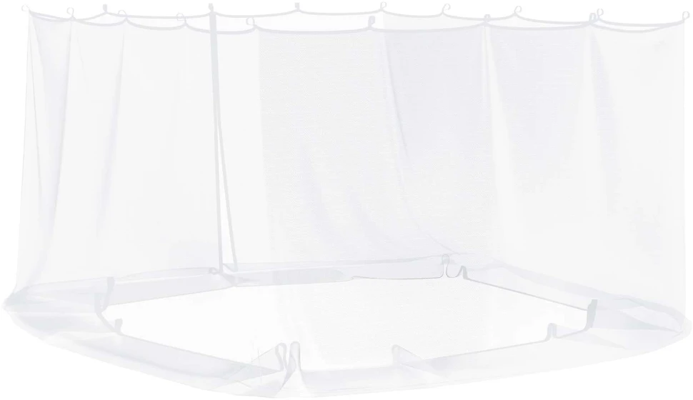 Uodų tinklelį pavėsinei 220 mesh Balta 4 x 3 x 2 cm Poliesteris