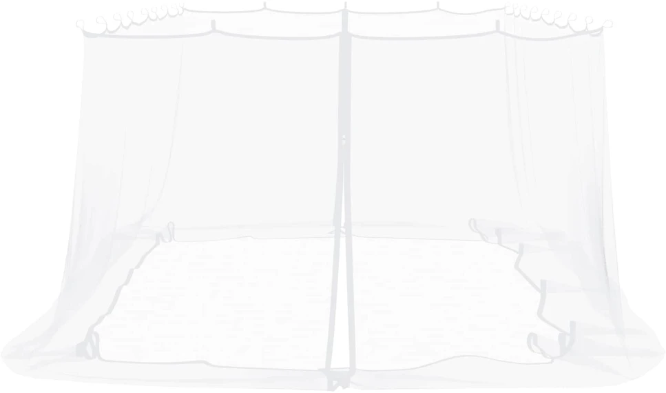 Uodų tinklelį pavėsinei 220 mesh Balta 6 x 3 x 2 m Poliesteris