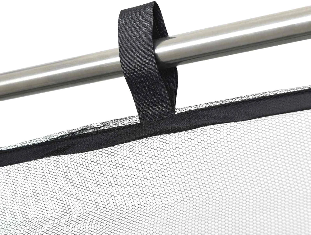 Uodų tinklelį pavėsinei 220 mesh Juoda 3,6 x 3 x 2 m