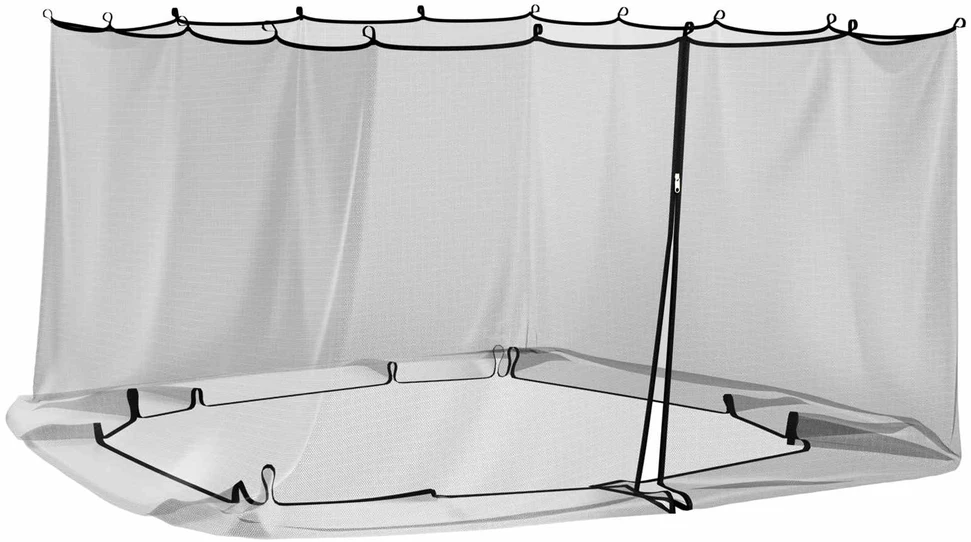 Uodų tinklelį pavėsinei 220 mesh Juoda 4,5 x 3 x 2 m
