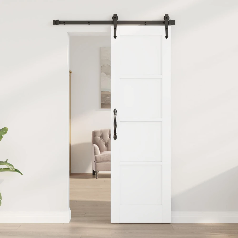 Vidaus durys 61 x 198,5 cm fanera Balta