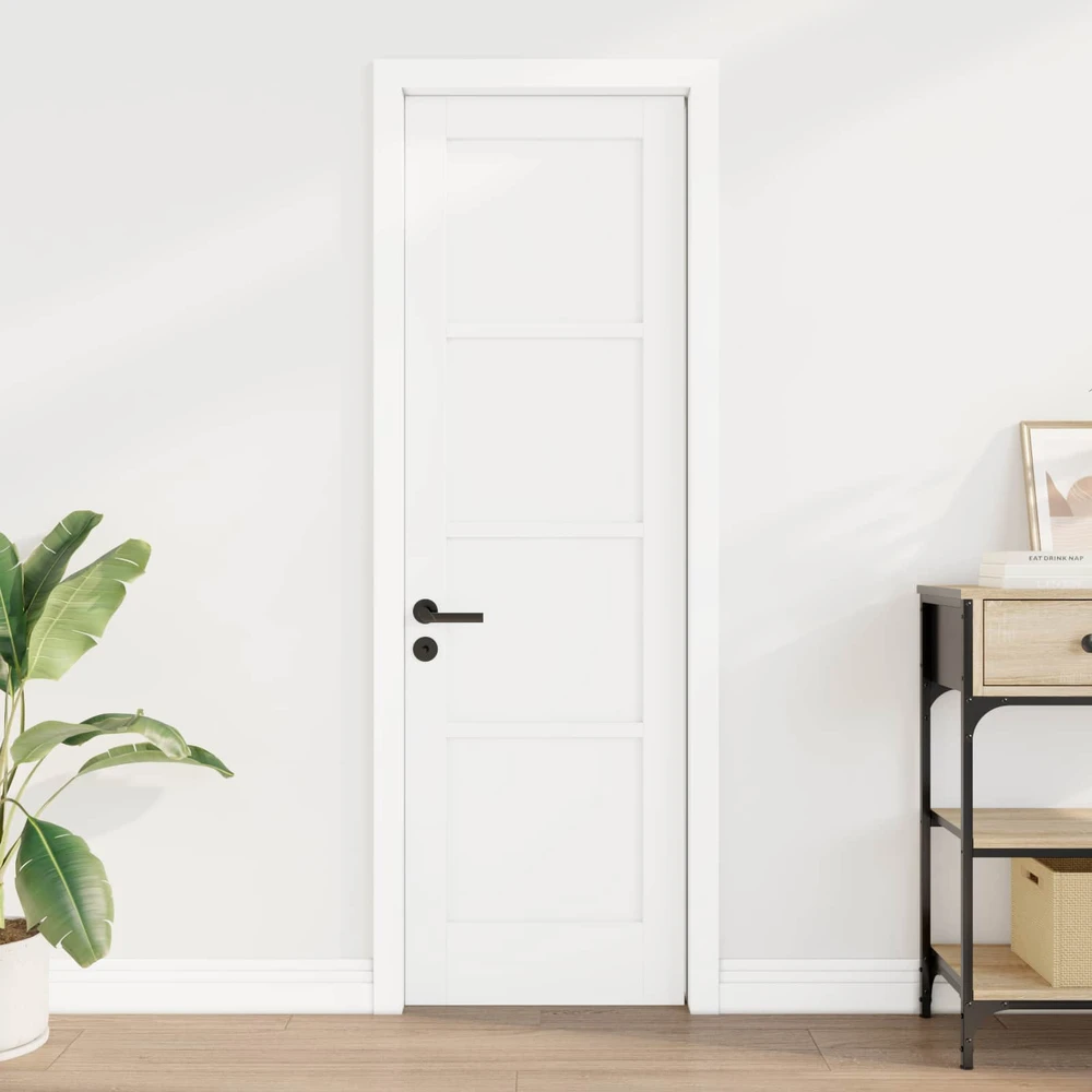 Vidaus durys 61 x 198,5 cm fanera Balta