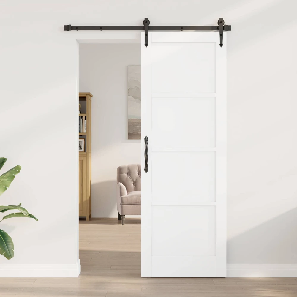 Vidaus durys 73,5 x 211 cm fanera Balta