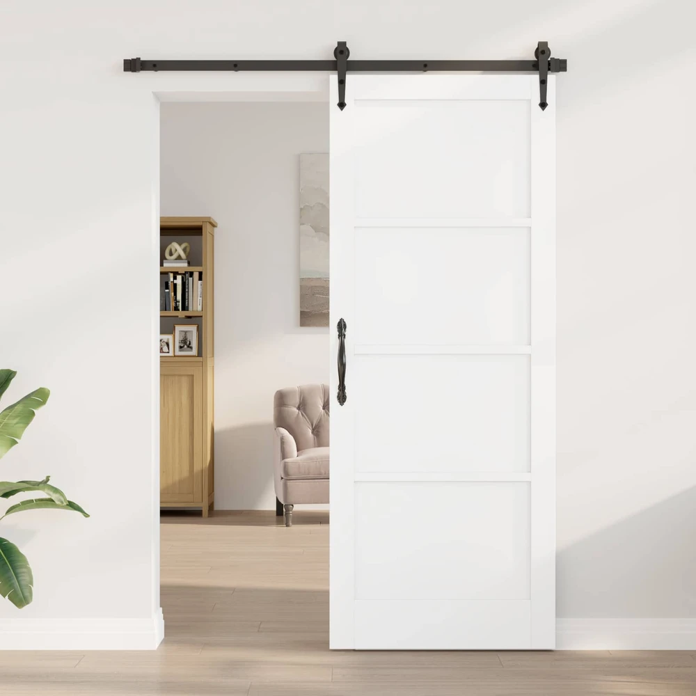 Vidaus durys 83 x 211 cm fanera Balta