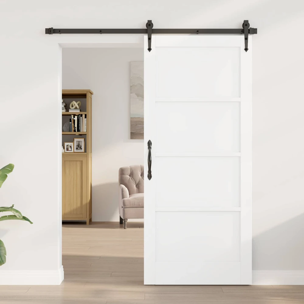 Vidaus durys 86 x 198,5 cm fanera Balta