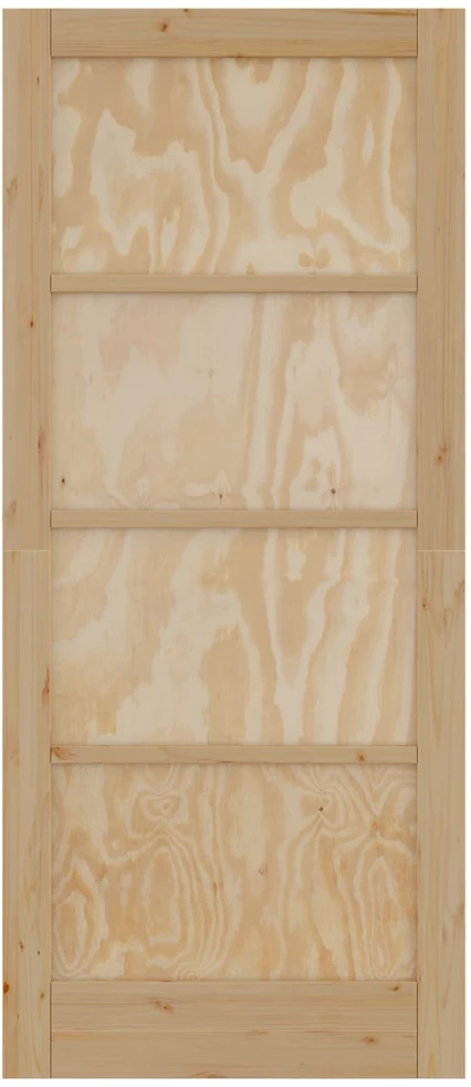Vidaus durys 86 x 198,5 cm fanera Natūrali