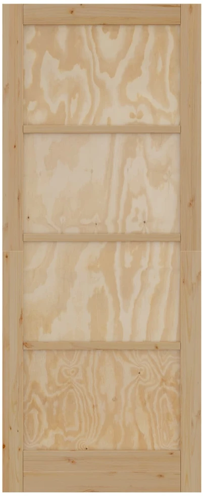 Vidaus durys 86 x 211 cm fanera Natūrali