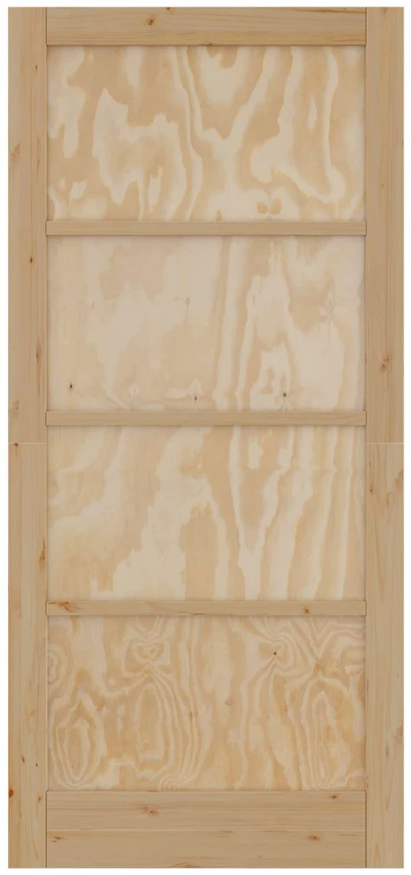 Vidaus durys 93 x 202 cm fanera Natūrali