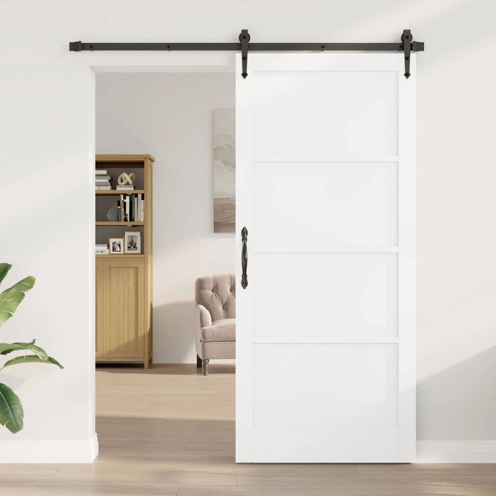 Vidaus durys 93 x 211 cm fanera Balta