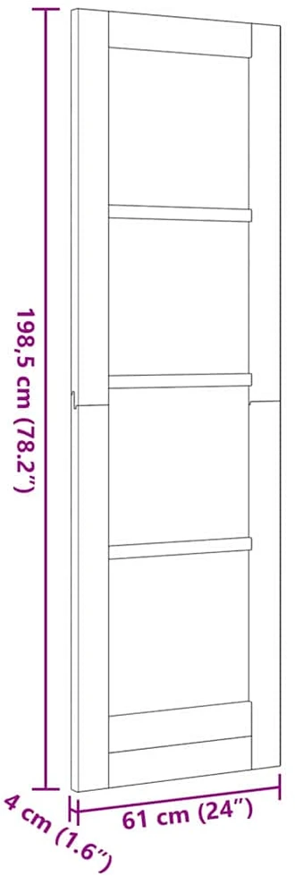 Vidaus durys ORKDAL Balta paruošta 61 x 198,5 cm