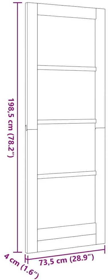 us durys ORKDAL Ruda 73,5 x 198,5 cm