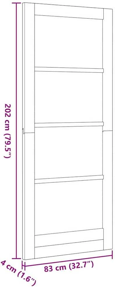 us durys ORKDAL Balta paruošta 83 x 202 cm