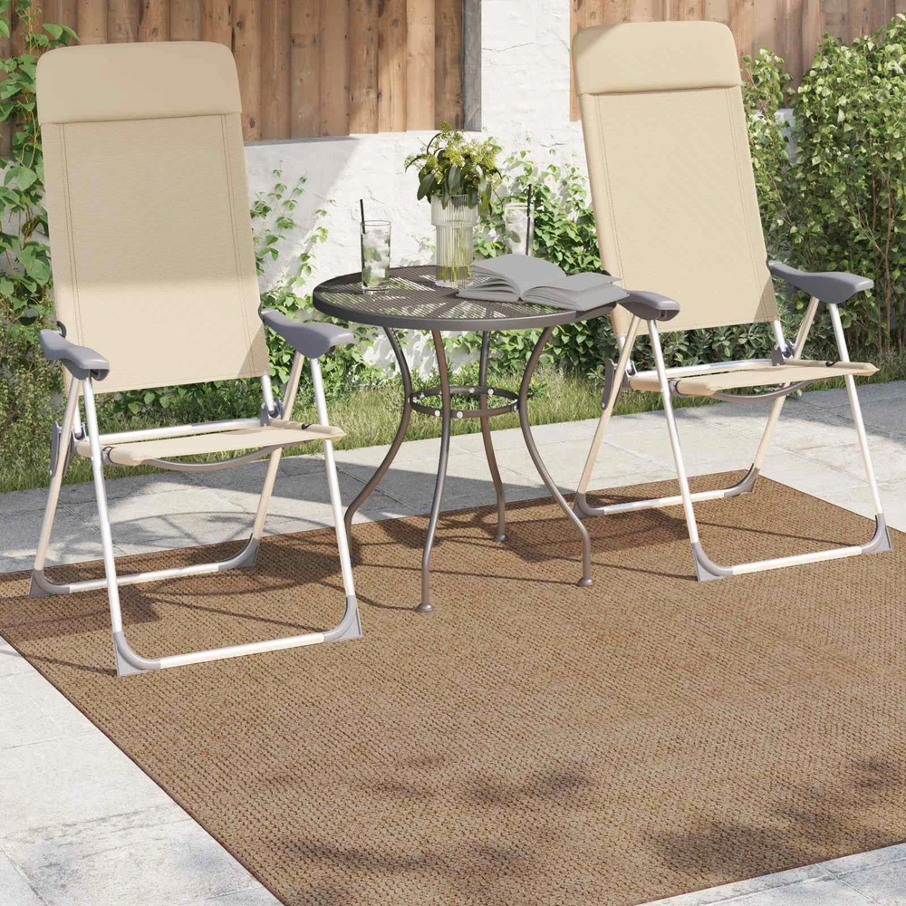 Vidaus ir lauko kilimas AGIRA Natūrali 120 x 120 cm Poliesteris