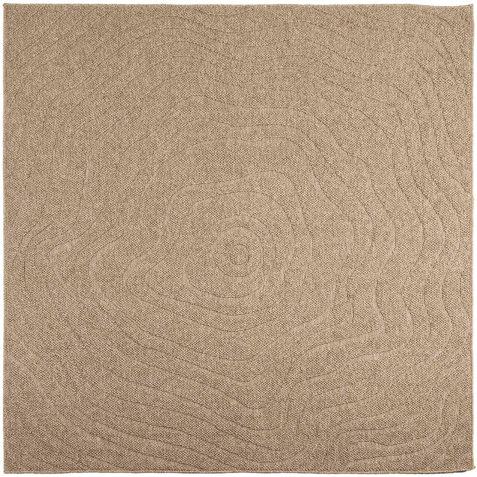 Vidaus ir lauko kilimas AGIRA Natūrali 200 x 200 cm Poliesteris