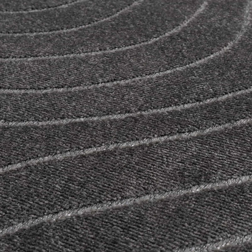Vidaus ir lauko kilimas PALMERAS Antracitas 120 x 120 cm