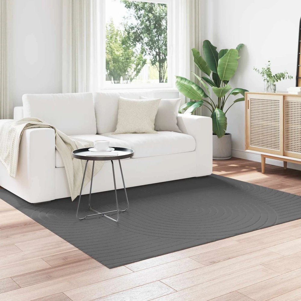 Vidaus ir lauko kilimas PALMERAS Antracitas 200 x 200 cm