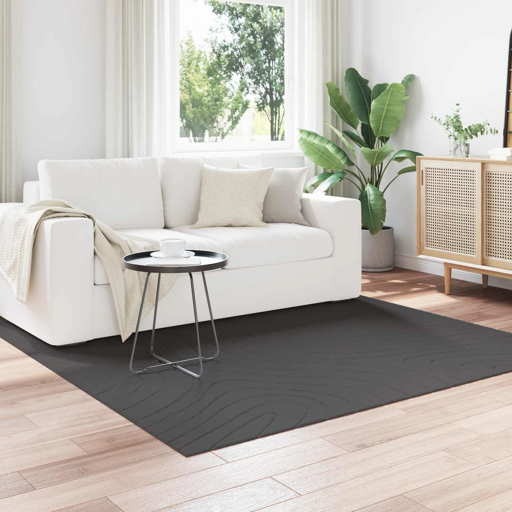 Vidaus ir lauko kilimas PALMERAS Antracitas 120 x 120 cm