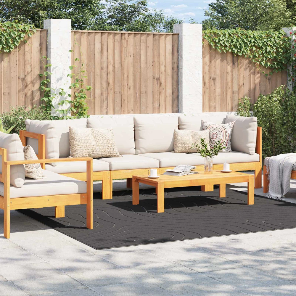 Vidaus ir lauko kilimas PALMERAS Antracitas 240 x 240 cm