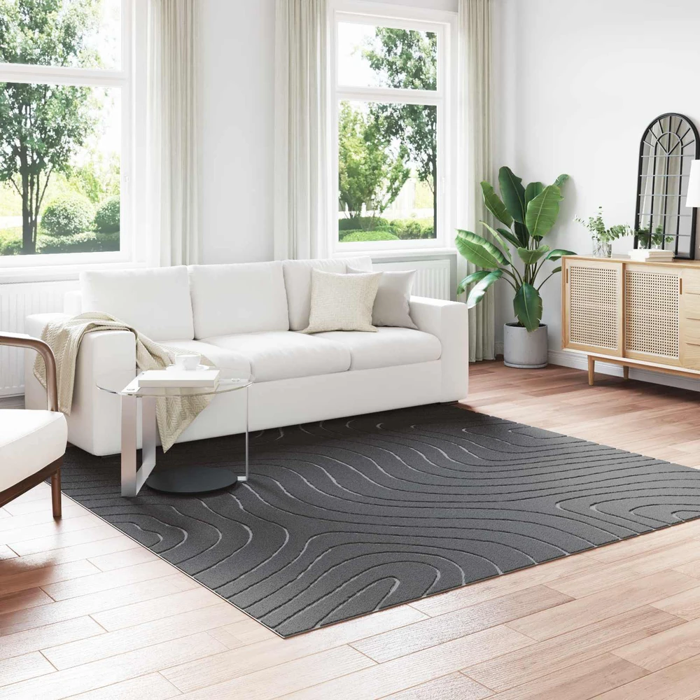 Vidaus ir lauko kilimas PALMERAS Antracitas 240 x 240 cm